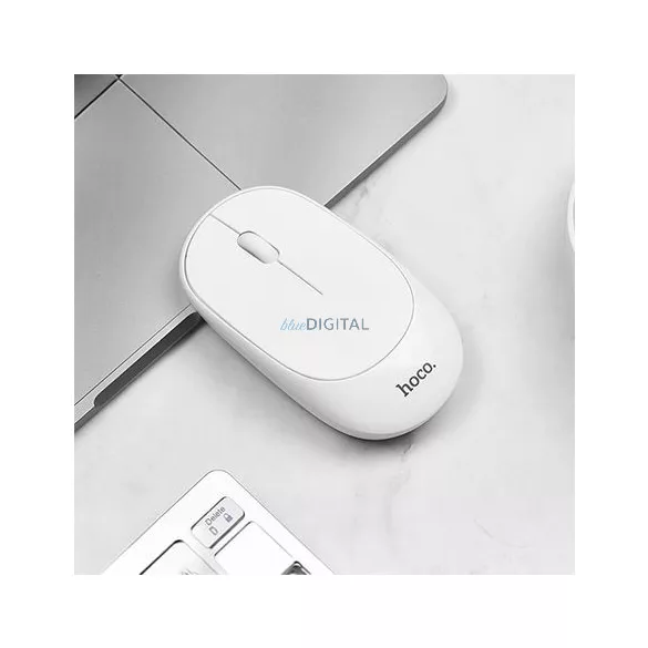Mouse fără fir Hoco 2,4G DI04 alb