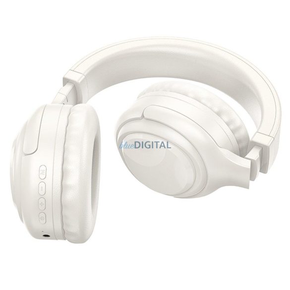 Căști wireless HOCO bluetooth W48 alb lapte