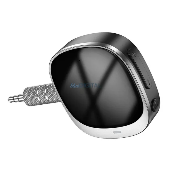 Adaptor HOCO AUX BLUETOOTH cu display E80 negru