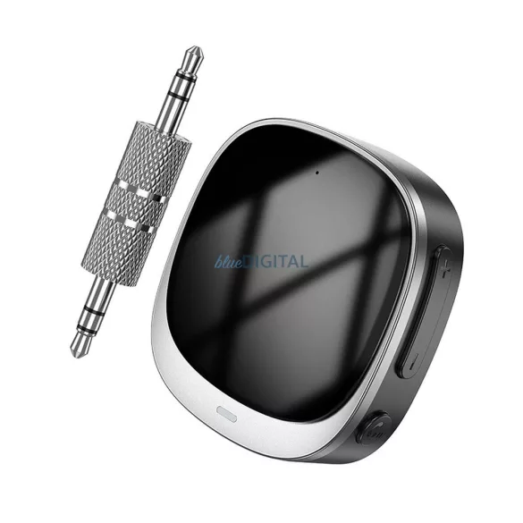 Adaptor HOCO AUX BLUETOOTH cu display E80 negru
