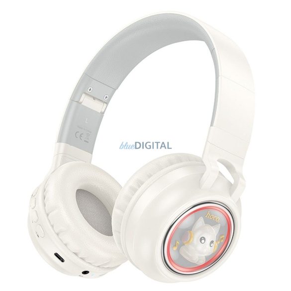 Căști wireless HOCO W50 alb lapte
