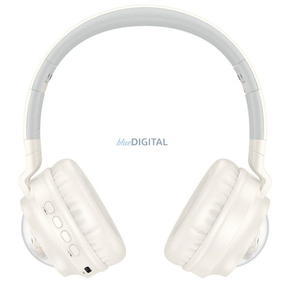 Căști wireless HOCO W50 alb lapte
