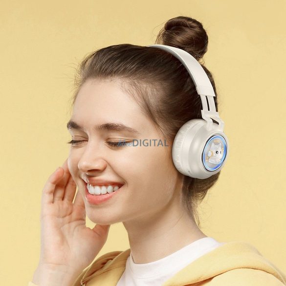 Căști wireless HOCO W50 alb lapte