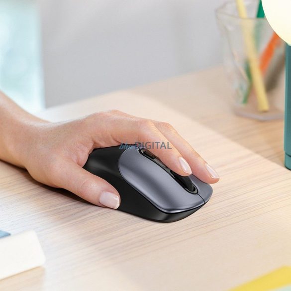 Mouse fără fir HOCO 2.4G GM28 negru metal gri