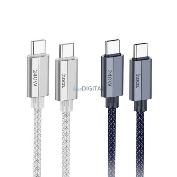 Cablu HOCO Tip C la Tip C 240W U134 1,8m albastru închis