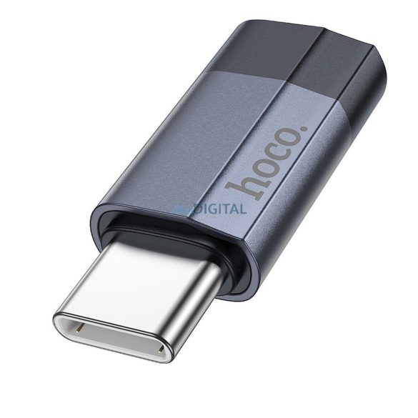 Hoco UA29 Adaptor Type-C - Lightning - albastru