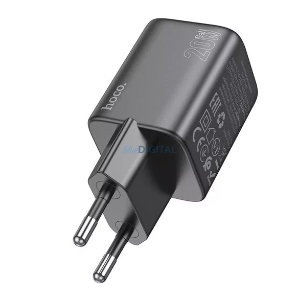Incarcator de perete HOCO Tip C QC PD 20W N40 negru