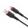 Hoco X59 USB-A - cablu micro USB 2.4A 300cm - negru