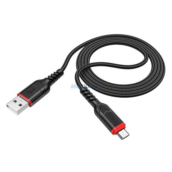 Hoco X59 USB-A - cablu micro USB 2.4A 300cm - negru