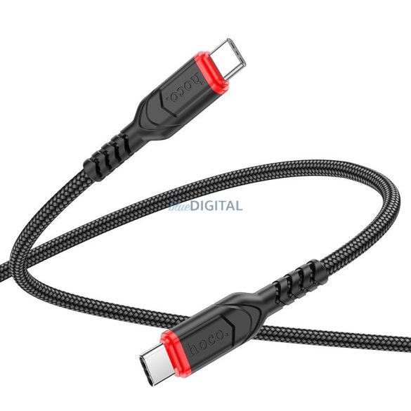 Hoco X59 Tip-C - Cablu Tip-C 60W 3A 300cm - negru