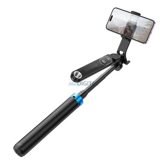 HOCO selfie stick bluetooth cu telecomandă K22 negru