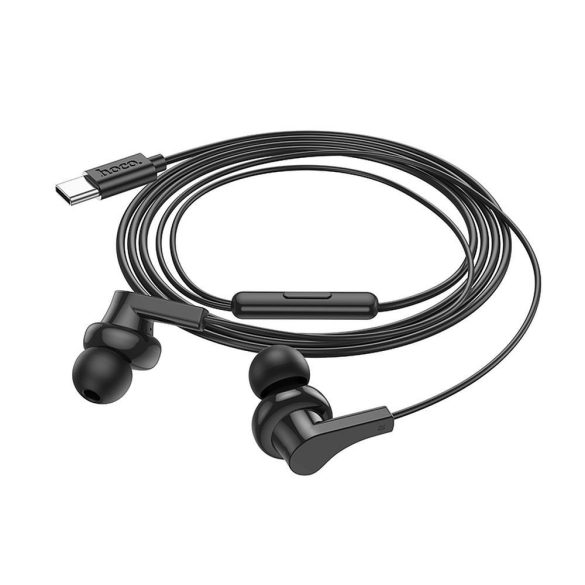 Căști HOCO tip C cu microfon M114 negru