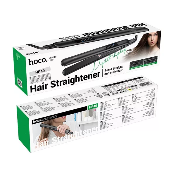 Placa de indreptat parul HOCO HP40 neagra