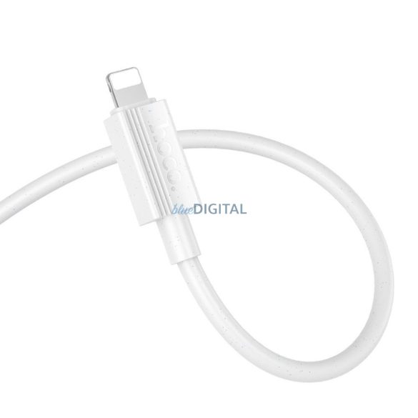 Hoco X107 Cablu USB-A - Lightning 2.4A 1m - alb