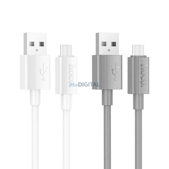 Hoco X107 Cablu USB-A la micro USB 2.4A 1m - gri