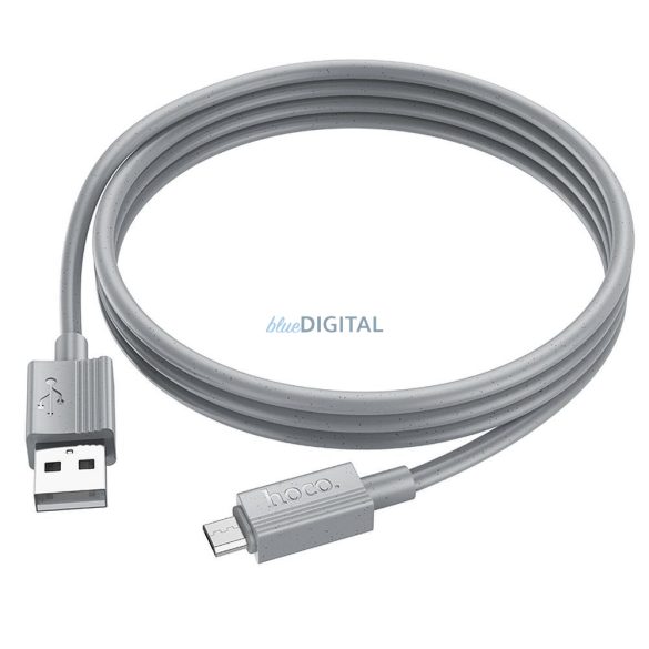 Hoco X107 Cablu USB-A la micro USB 2.4A 1m - gri