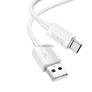 Hoco X107 Cablu USB-A - Type-C 3A 1m - alb