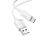Hoco X107 Cablu USB-A - Type-C 3A 1m - alb