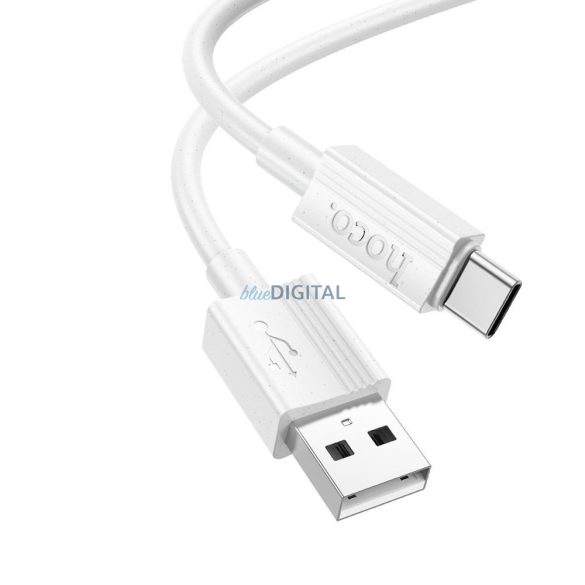 Hoco X107 Cablu USB-A - Type-C 3A 1m - alb