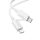 Hoco X107 Type-C - Cablu Type-C 3A 60W 1m - alb Hoco X107 Type-C - Cablu Type-C 3A 60W 1m - alb