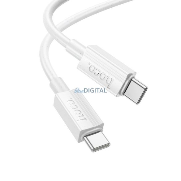 Hoco X107 Type-C - Cablu Type-C 3A 60W 1m - alb