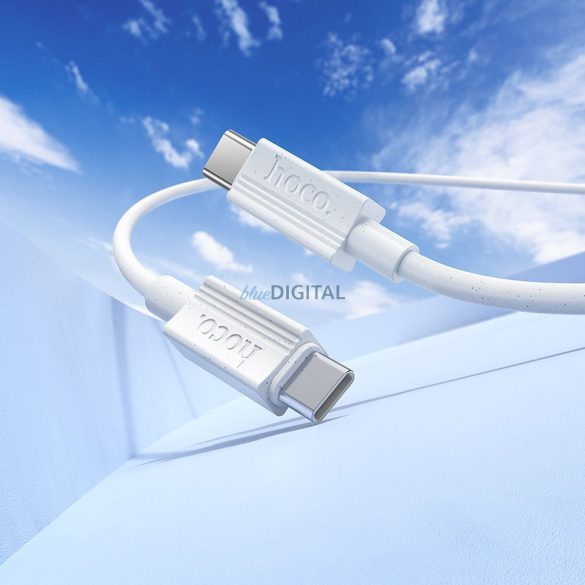 Hoco X107 Type-C - Cablu Type-C 3A 60W 1m - alb