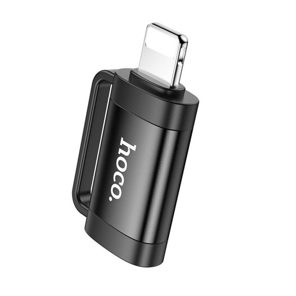 Adaptor HOCO OTG Lightning (mascul) la tip C (femă) 2A UA31B negru