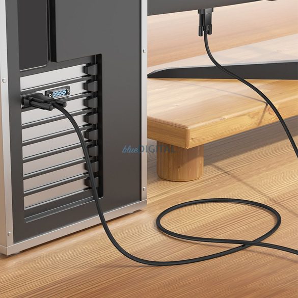 HOCO US11 VGA - Cablu VGA HD 1080p 2m - negru