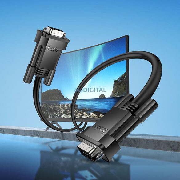 HOCO US12 Cablu HDMI - VGA HD 1080p 2m - negru