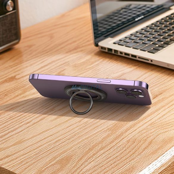 Suport magnetic pentru inelul telefonului mobil HOCO GH3 negru