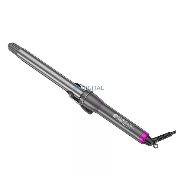 Fier de ondulat electric de mână HOCO cu afișaj digital HP43 gri