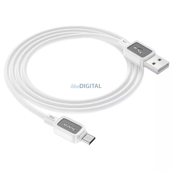 Hoco X108 USB-A - cablu micro USB 2.4A 1m - alb
