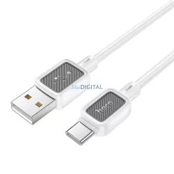 Hoco X108 Cablu USB-A - Type-C 3A 1m - alb