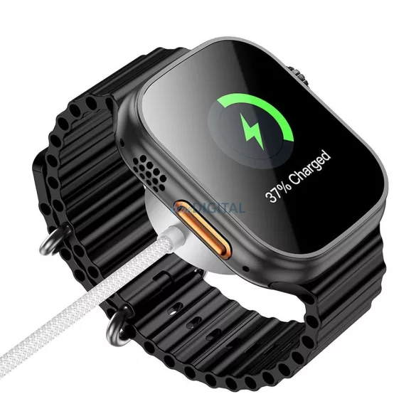 HOCO Wireless Charger Type C compatibil pentru APPLE Watch și SAMSUNG Watch CW59 alb