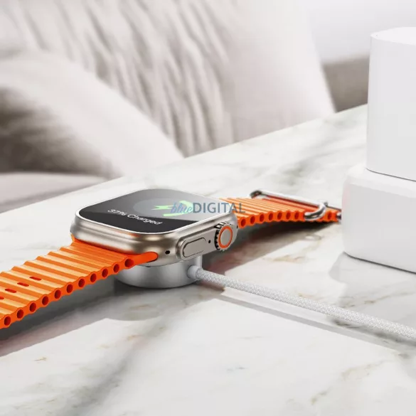 HOCO Wireless Charger Type C compatibil pentru APPLE Watch și SAMSUNG Watch CW59 alb