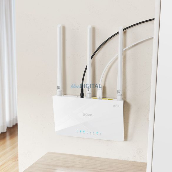 HOCO router wireless WiFi4 HI30 alb