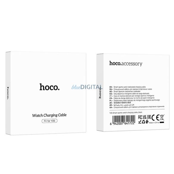 HOCO Y25 cablu de încărcare smartwatch 0.6m - negru