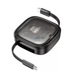   Hoco U140 Type-C - Cablu fulger/micro USB/Type-C 60W 3A PD 0.95m - negru