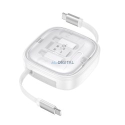   Hoco U140 Type-C - Cablu fulger/micro USB/Type-C 60W 3A PD 0.95m - alb