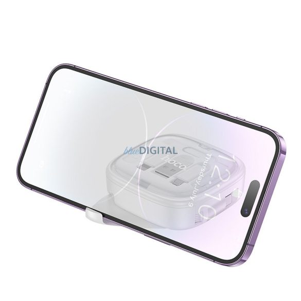 Hoco U140 Type-C - Cablu fulger/micro USB/Type-C 60W 3A PD 0.95m - alb