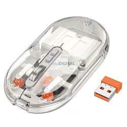  HOCO computer mouse-ul wireless dual-mode SILENT 2.4G 1600 dpi GM35 alb