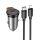 HOCO Încărcător auto tip C + cablu Tip C Lightning PD QC 30W NZ16 gri metalic