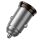 Hoco NZ16B încărcător auto cu conexiune 2xUSB-C + cablu Type-C - Lightning 45W QC PD - gri metalic Hoco NZ16B încărcător auto cu conexiune 2xUSB-C + cablu Type-C - Lightning 45W QC PD - gri metalic