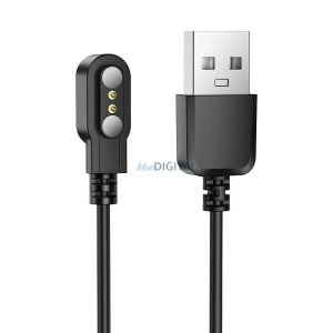 HOCO Y26 / Y27 cablu de încărcare smartwatch 0.6m - negru