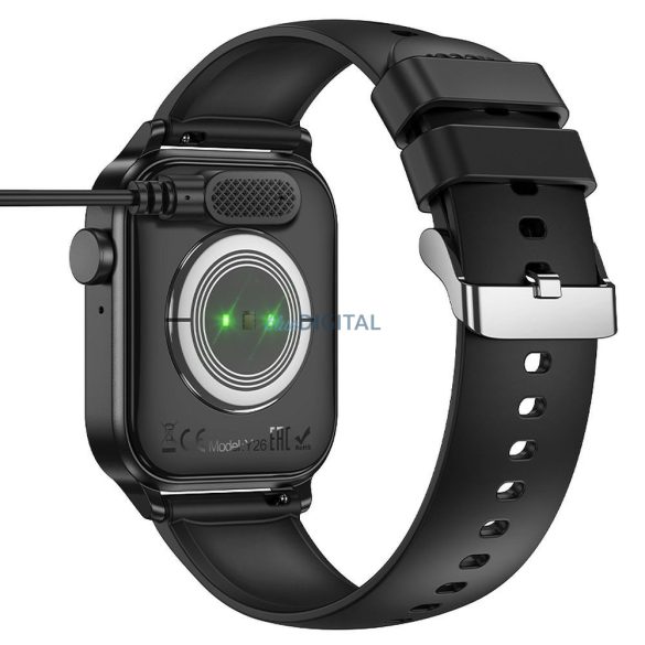 HOCO Y26 / Y27 cablu de încărcare smartwatch 0.6m - negru