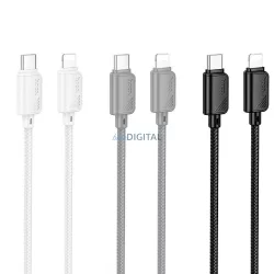   HOCO cablu tip C cablu Lightning PD 27W X113 1 m negru HOCO cablu tip C cablu Lightning PD 27W X113 1 m negru