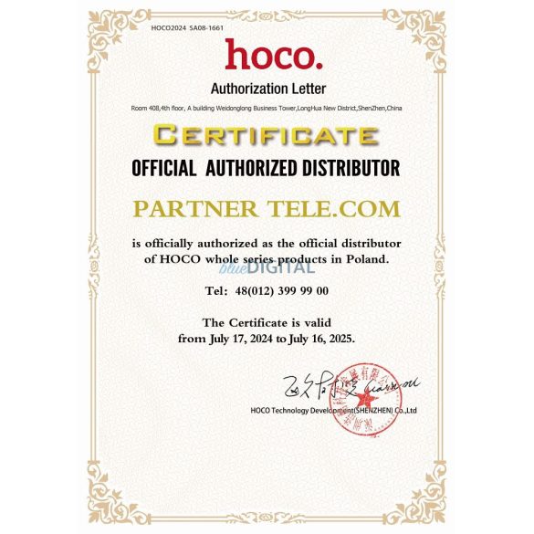 HOCO USB-A - Lightning 2.4A cablu X113 1 m alb