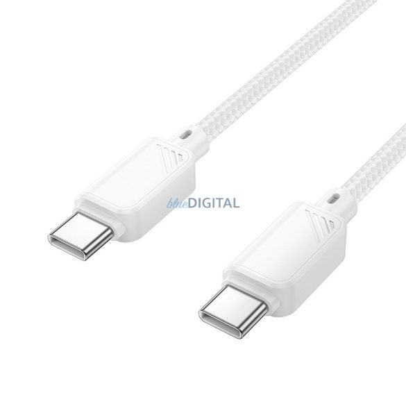HOCO Cablu tip C Cablu tip C la tip C 3A 60W X113 1 m alb