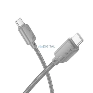HOCO Cablu tip C Cablu tip C la tip C 3A 60W X113 1 m gri
