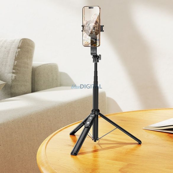 HOCO K25 selfie stick/tripod magnetic cu control wireless - negru